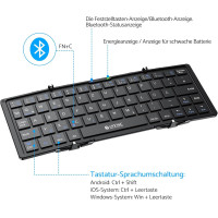 Бездротова портативна клавіатура eSynic ESY021Bluetooth 5.1 (my-8068)