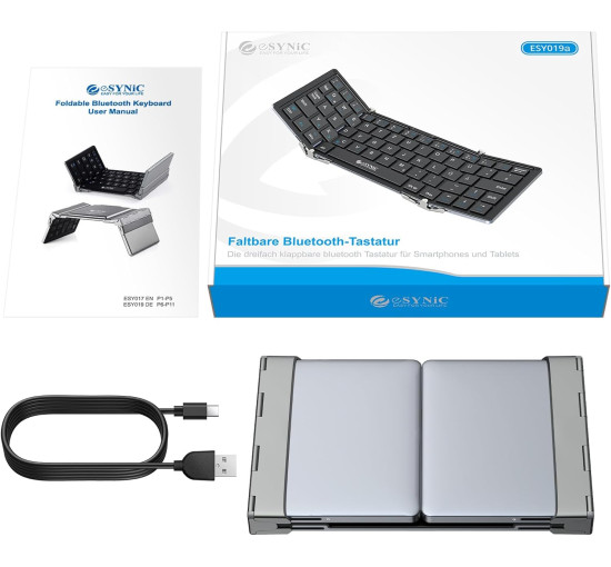 Беспроводная портативная клавиатура eSynic ESY021Bluetooth 5.1 (my-8068)