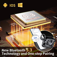 Беспроводные наушники Aptkdoe HD65 черные (my-6121)