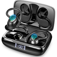 Беспроводные наушники Lrecat i21Bluetooth 5.3 черные (my-6134)