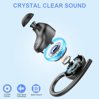 Беспроводные наушники Lrecat i21Bluetooth 5.3 черные (my-6134)