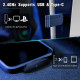 Бездротові навушники з RGB-підсвічуванням Ozeino OW810 з мікрофоном, чорний (my-6086)