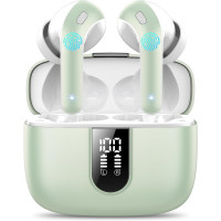 Беспроводные наушники-вкладыши IKT X08 зеленый (my-6136)