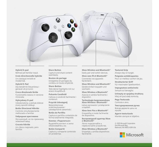 Бездротовий геймпад Xbox 1914 – Robot White (my-6097)