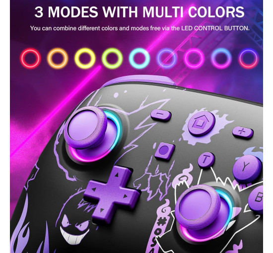 Беспроводной профессиональный контроллер для Nintendo Switch/OLED/Lite поддержка Switch, ПК, Android, iOS (my-11112)