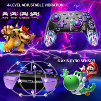 Бездротовий професійний контролер для Nintendo Switch/OLED/Lite підтримка Switch, ПК, Android, iOS (my-11112)