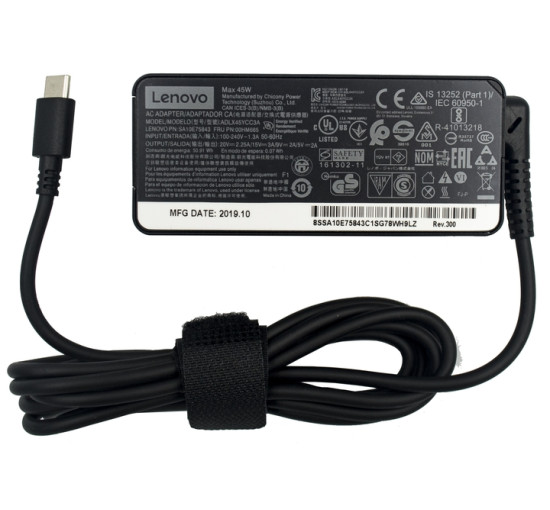 Блок питания Lenovo ThinkPad T570 T580 T590 5V2A 9V2A 15V3A 20V2.25A 45W Type-C Original PRC (my-6161)
