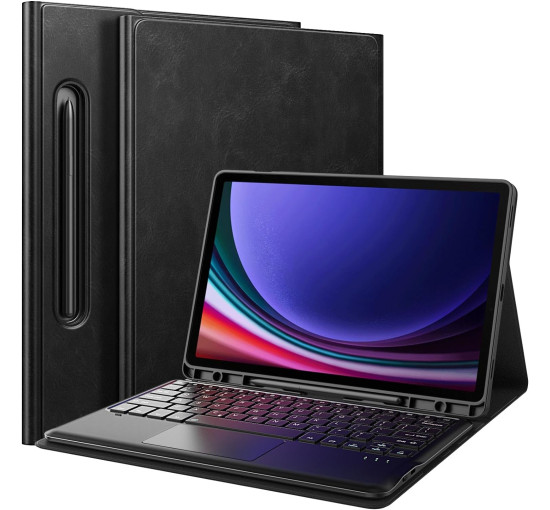 Чехол-клавиатура MoKo SM-X810, SM-X816, SM-X818 для Galaxy Tab S9 Plus с клавиатурой черный (my-8141)