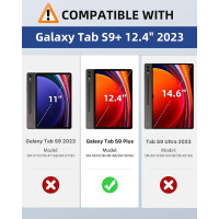 Чохол-клавіатура MoKo SM-X810, SM-X816, SM-X818 для Galaxy Tab S9 Plus із клавіатурою чорний (my-8141)