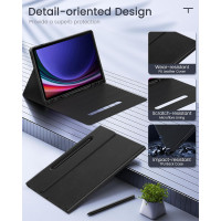 Чохол-клавіатура MoKo SM-X810, SM-X816, SM-X818 для Galaxy Tab S9 Plus із клавіатурою чорний (my-8141)