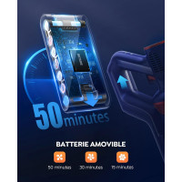 Стрижневий пилосос BuTure VC40 400 Вт темно-синій (my-8155)