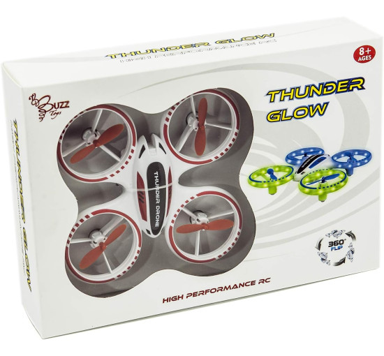 Дрон Thunder Glow Buzz Toys білий (my-11043)