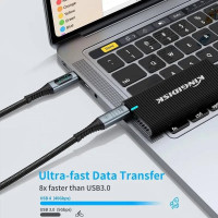 Кабель USB-С4 PD з дисплеєм Daguaika 240 W 40Gbps Thunderbolt 3/4 (my-8123)