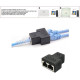 Комплект разъемов-разветвителей RJ45 черный (my-6159)