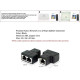 Комплект разъемов-разветвителей RJ45 черный (my-6159)