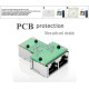 Комплект разъемов-разветвителей RJ45 черный (my-6159)