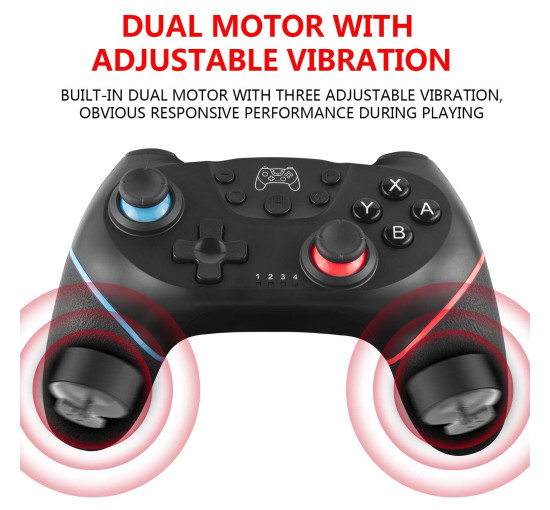 Модернизированный беспроводной контроллер Diswoe SW001 для Switch/Lite/OLED Pro (my-8131)