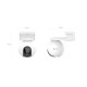 Панорамная 360° Wi-Fi-камера Ezviz CB8 2k с питанием от батареи белая Б/У (my-11155)