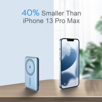 Повербанк KOOSEED BP970W 5000 мАч для iPhone15 14 13 12 Pro Max Plus Magsafe USB Type C синий (my-11108)