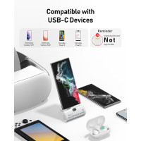 Повербанк VEEKTOMX VT052L-Lightning 5000 мАч USB Type C 18 Вт быстрая зарядка белый (my-11109)