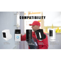 Сменный аккумулятор 3,65В с зарядной станцией для камер Ring-Doorbell, Spotlight, Stick Up (my-11119)