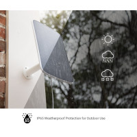 Сонячна панель для акумуляторних камер, 4,2 Вт, USB-C Ezviz CS-CMT-Solar Panel F (my-11004)
