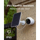 Солнечное зарядное устройство Noorio 2.6W/5V с кабелем 10 футов и регулируемым кронштейном для камеры видеонаблюдения (my-11002)