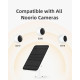 Солнечное зарядное устройство Noorio 2.6W/5V с кабелем 10 футов и регулируемым кронштейном для камеры видеонаблюдения (my-11002)