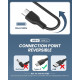 Зарядное устройство Polerty USB C/TYPE C мощностью 65 Вт (my-8073)