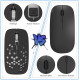 Беспроводная Bluetooth-мышь AE WISH ANEWISH черный (my-6138)
