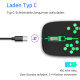 Беспроводная Bluetooth-мышь AE WISH ANEWISH черный (my-6138)