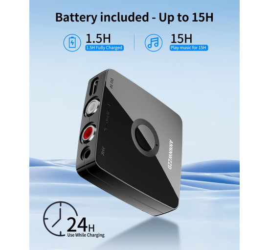 Bluetooth-адаптер ANNNWZZD AN-BR13B для домашней стереосистемы Hi-Fi черный (my-11132)