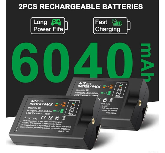 Аккумуляторная батарея для кольцевой видеокамеры ActZone 9343 3.65V 22.046Wh на 6040 mAh (my-11116)