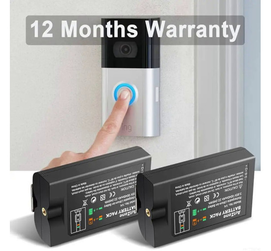 Аккумуляторная батарея для кольцевой видеокамеры ActZone 9343 3.65V 22.046Wh на 6040 mAh (my-11116)