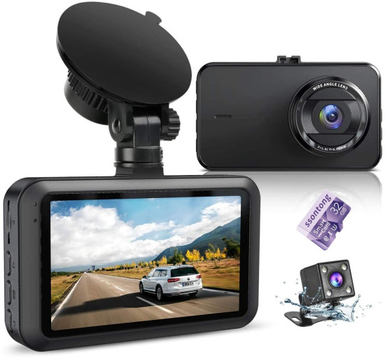  Автомобильный видеорегистратор Ssontong FHD 1080P 3-дюймовый IPS-экран (my-6057)