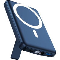 Повербанк AOGUERBE KT-D001 10000 мАг з магнітним кріпленням, 15 Вт синій (my-8127)