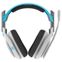 Проводная игровая гарнитура ASTRO A40 + MixAmp M80 серая/синяя Б/У (my-8092)