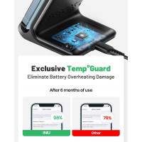 Бездротовий зарядний пристрій INIU WI-211 потужністю 15 Вт чорний (my-8053)