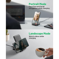 Бездротовий зарядний пристрій INIU WI-211 потужністю 15 Вт чорний (my-8053)