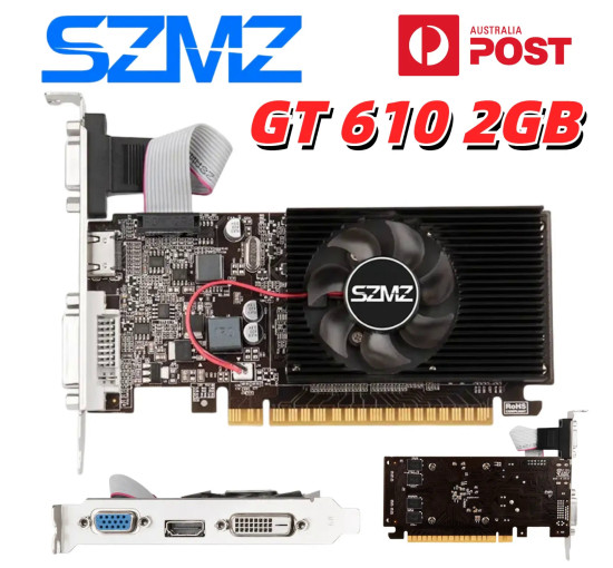 Видеокарта SZMZ NVIDIA GeForce GT 610 2 ГБ DDR3 (my-8047)