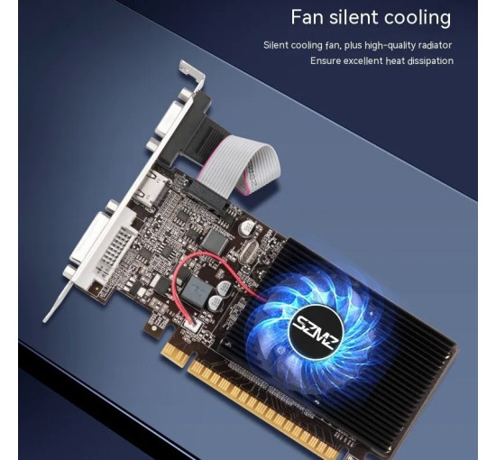 Видеокарта SZMZ NVIDIA GeForce GT 610 2 ГБ DDR3 (my-8047)